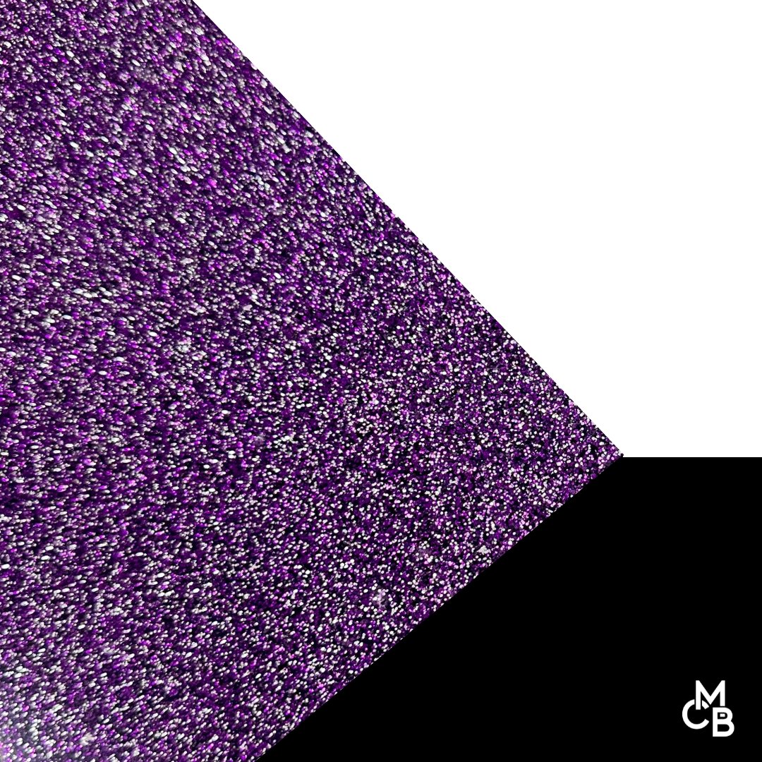 1/8" Purple/Silver Glitter Cast Acrylic Sheets - Acrylic Sheets